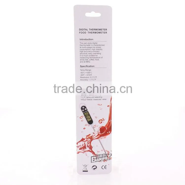 9216 BAKEST Dringk coffee milk stainless steel Digital Electronic thermometer Hygrometer with probe