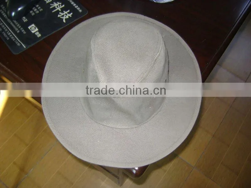 100% cotton sizing top hat with heat transfer process logo