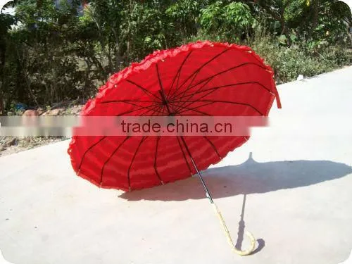 Red Pagoda Style Umbrella