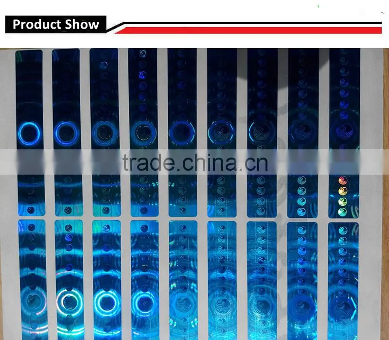 Tamper proof hologram sticker security void label