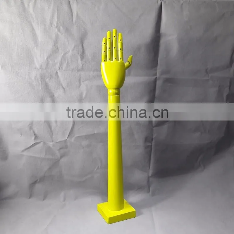 light hand plastic long hand female wooden hand display heavy bottom hand