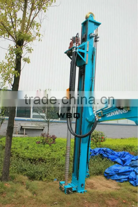 SWDL 150 screw piles machine for solar farm