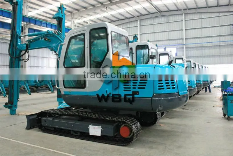 SWDL 150 screw piles machine for solar farm