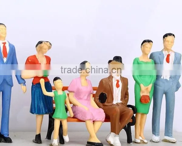Architectural mode materails, plastic model figure in model building, model figure in resin for 1/30