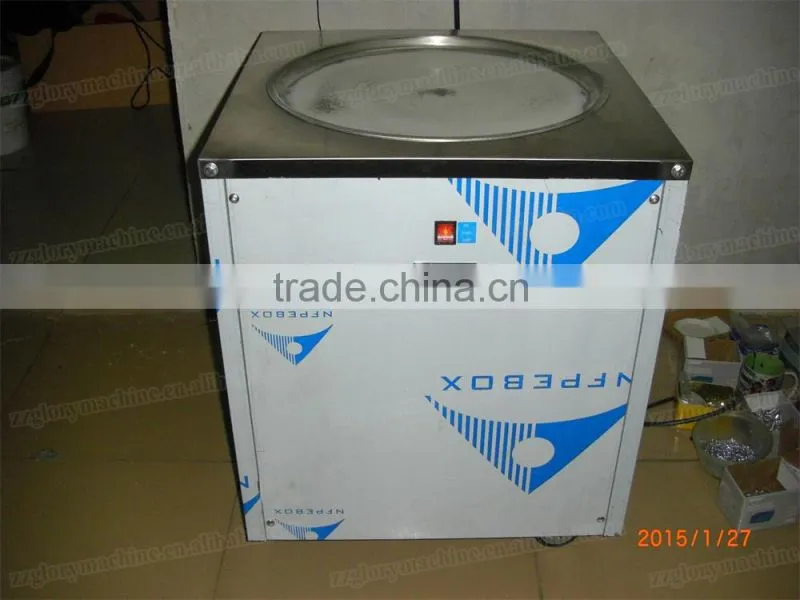 Single pan stainless steel rolled fried ice cream machine for sale