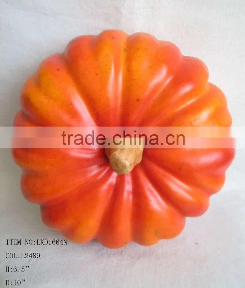 decorative emulation artificial foam pumpkin 10"*6.5" for havest home decoration