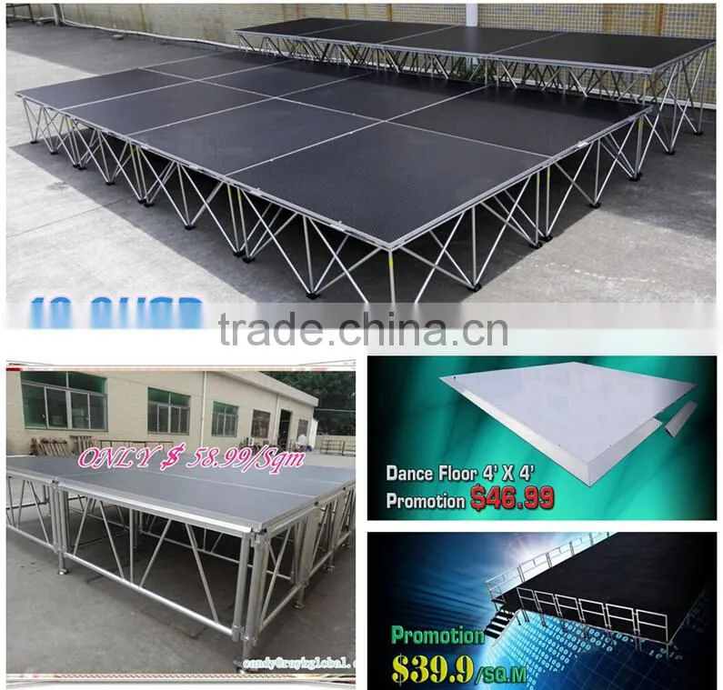 load heavy mini portable stage lighting led for big activity