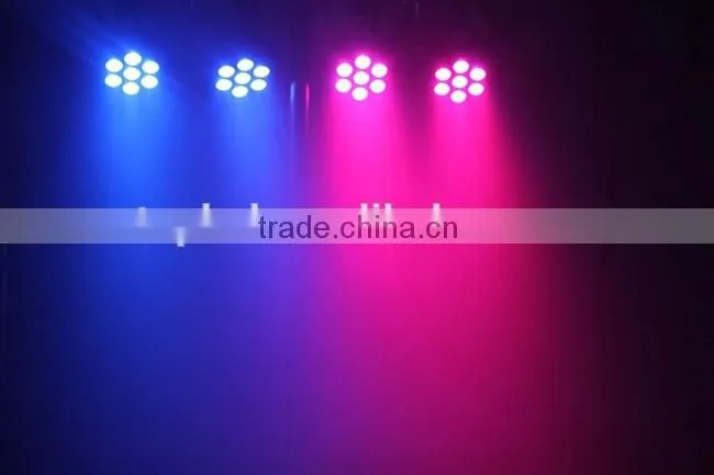 15CH DMX LED Par footswitch control 4 par system 28*Tri-3w rgb led par