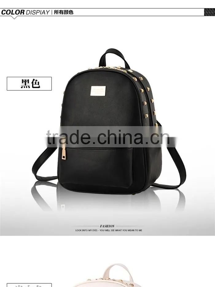 Korea style travel bag girls fashionable high school teenage backpack