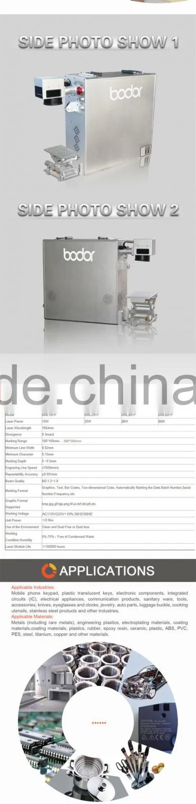 marking machine for plastics rubber ceramic plastic and PVC 2year warranty