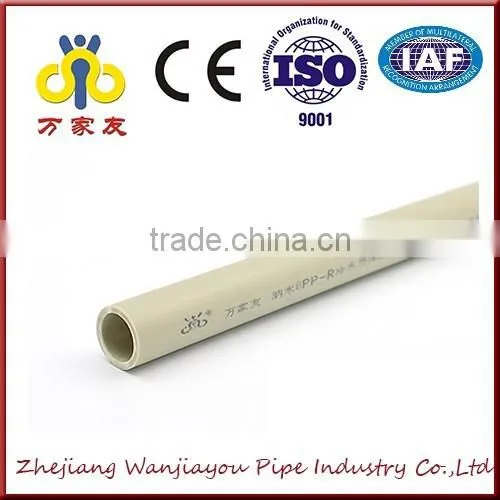 hot sell plastic pipes for hot and cold water PPR material
