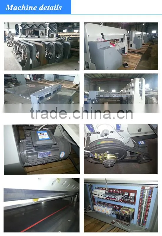 Machanism guillotine paper cutter machine