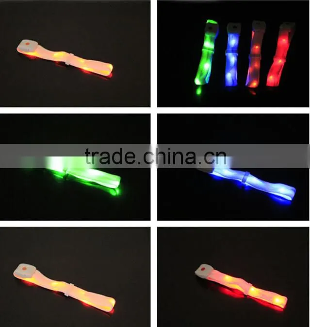 Radio controlled LED wristbands for concerts and live events