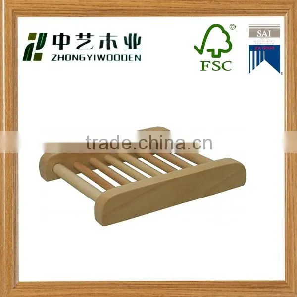 Antique custom new natural wooden soap dish bathroom soap holder