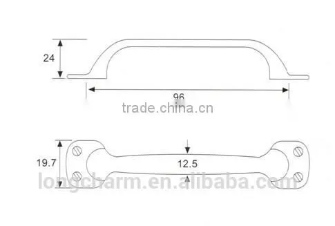 zinc alloy kitchen handles cabinet door handles
