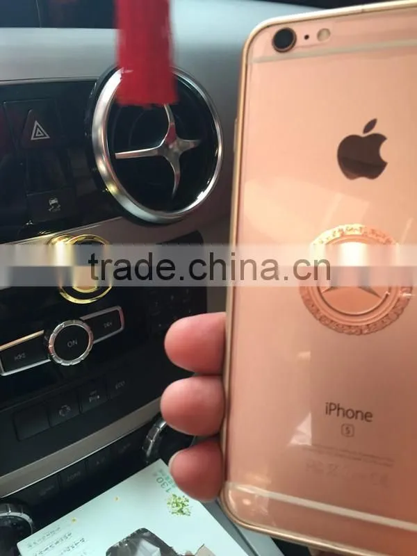 luxurious golden car mount holder Ball Sticky Magnetic Stand china cell phone mount for car china stock