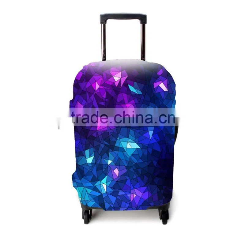 Luckiplus Spandex Soft Trolley Case Cover Unique Technology Portable Luggage Cover