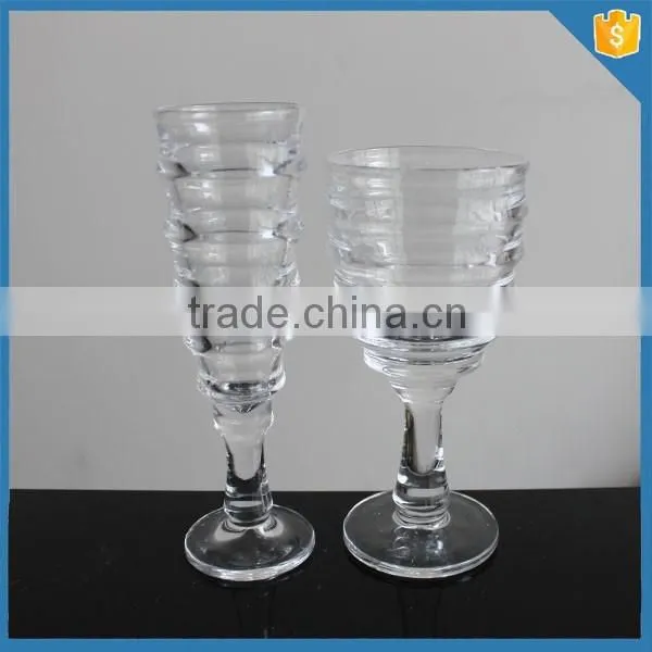 Factory super low price Clear beach wine glass cup