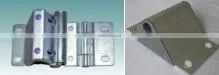 Automatic garage door hardware-hinge