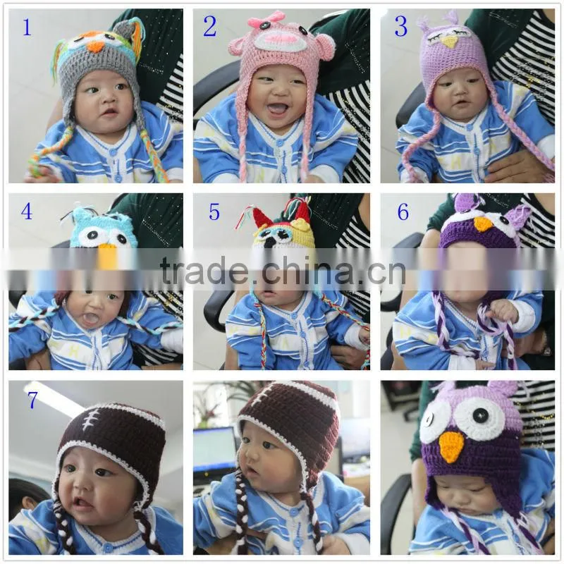 baby crochet owl hat,baby Owl hat,lovely hat