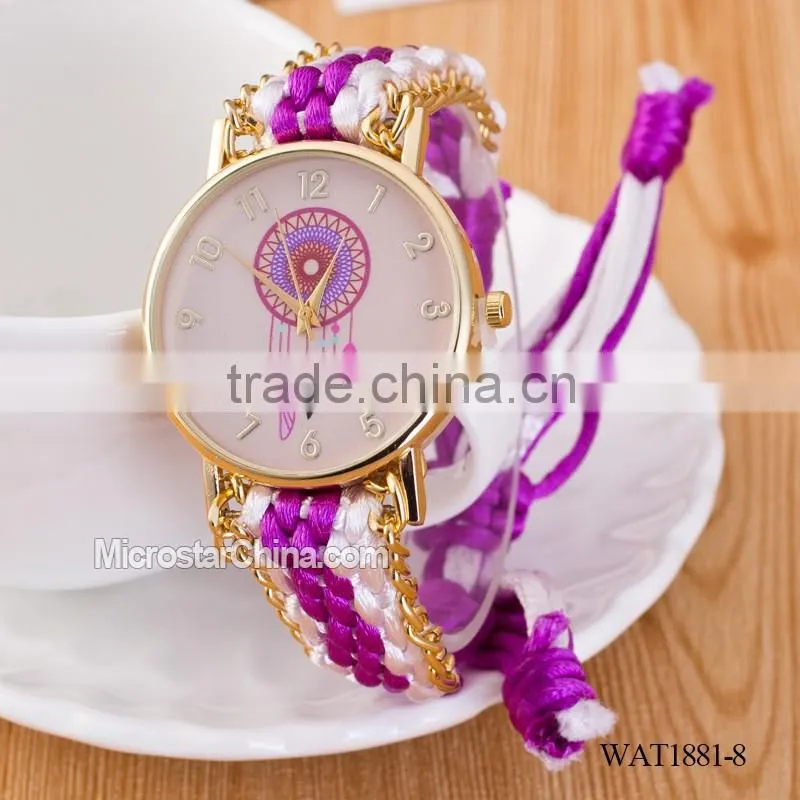 Elastic knitting watch chain dream catcher watch wrist