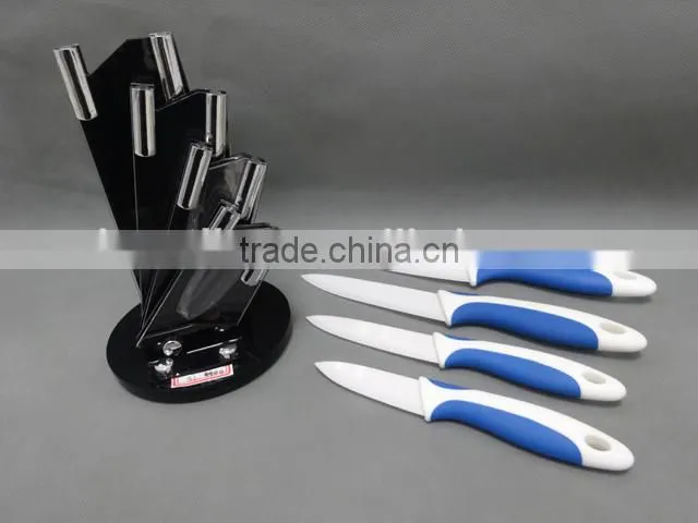 3"+4"+5"+6" Fruit Knife, Paring Knife, Utility Knife, Chef Knife, Assorted Knives Set in a plastic foldable Holder
