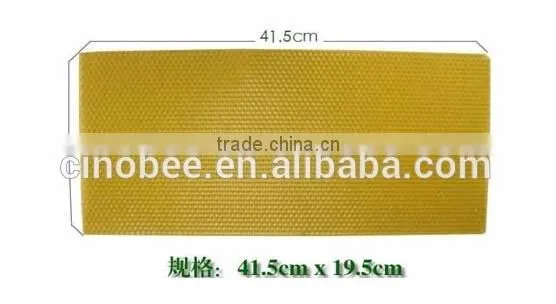 Pure beeswax foundation for apiculture use