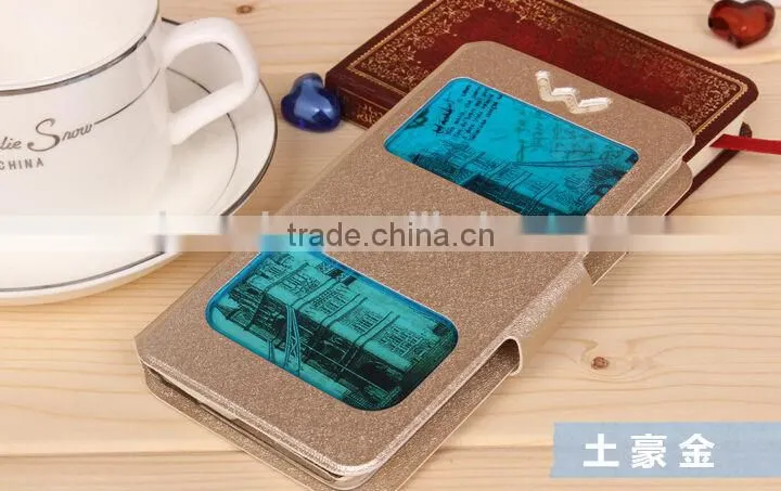 Shenzhen china factory wholesale cell phone leather case for iphone 6 leather case