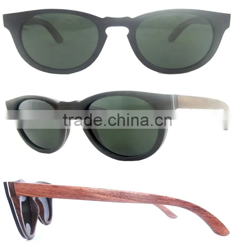 China Wholesale Sunglasses, Laminated Wood Sunglasses