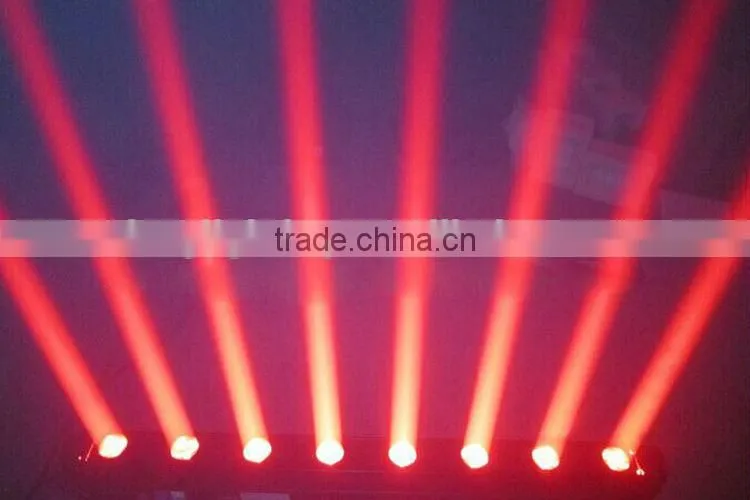 led 8pcs 10w beam moving head bar 4in1 rgbw beam led