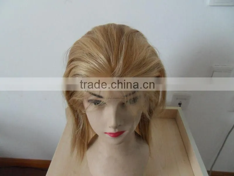 blonde color wholesale brazilian hair full lace wig