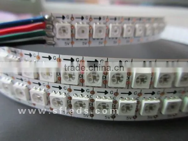 30 60 144 leds/m APA102 led strip addressable white led pixel 5050 5V