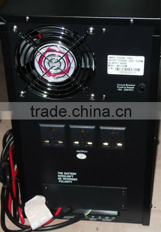 24V 1KW pure sine wave solar inverter with AC input
