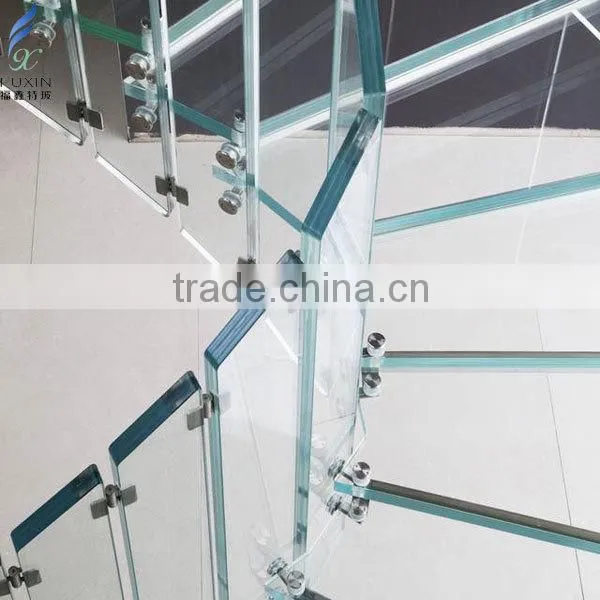 Decorative Stairs Glass Curved Stairs Decorate Glass Stair