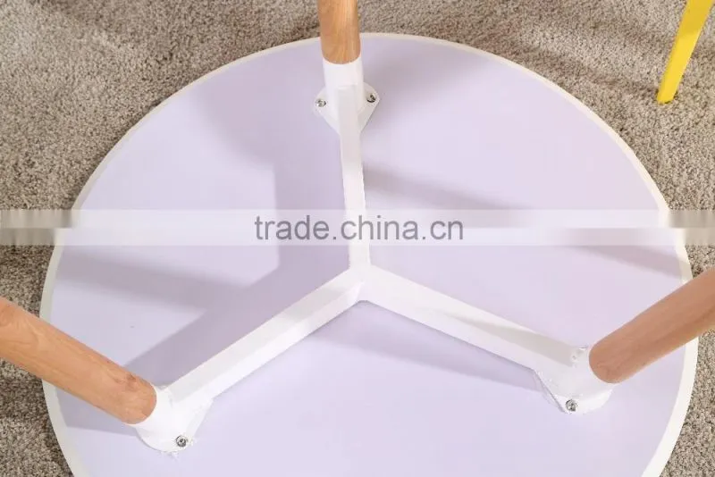 Home furniture three legs white table with cheap dining table