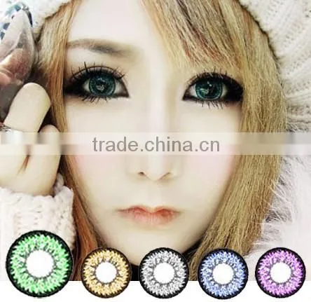 promotion products US fda approved soft super nudy geo wholesale yearly color contact lenses
