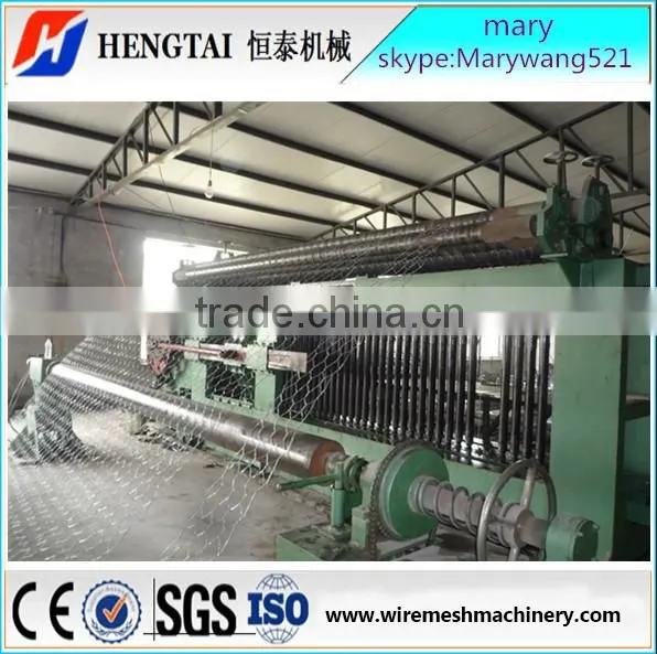 China manufacture automatic Large Hexagonal Wire Netting Machine gabion machine
