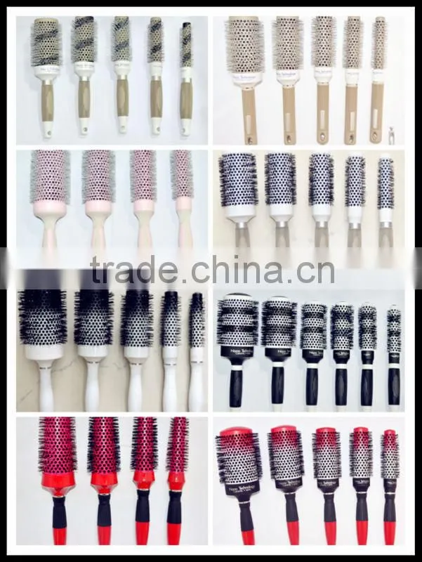 salon hair brush triangle hair brush set