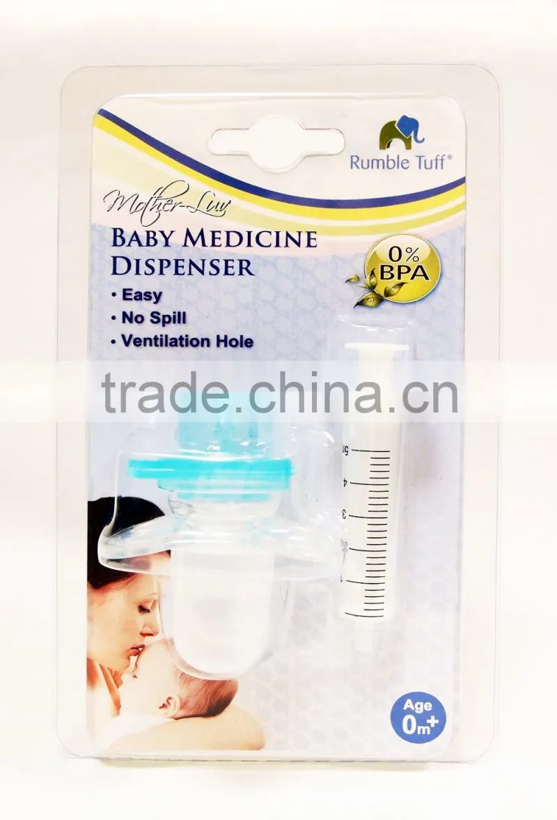Silicone medicine dispenser product BPA Free for Baby