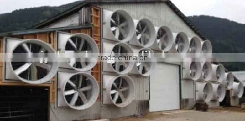 best price large industrial greenhouse husbandry shutter cone exhaust fan