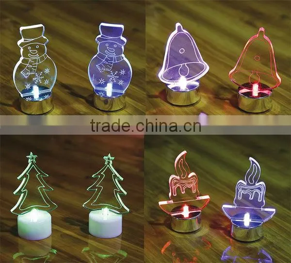 Customized Acrylic sheet for christmas LED card light
