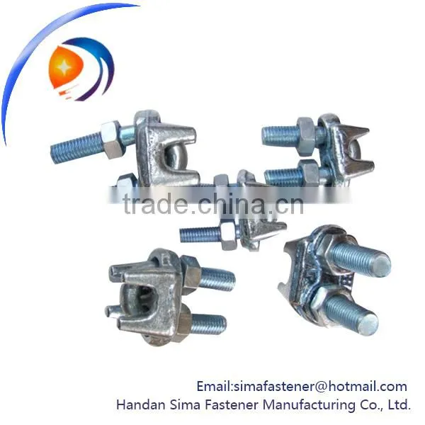 Guy clip/wire rope clamp/cable clamp/transmission line fitting