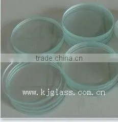 frameless round glass with hole