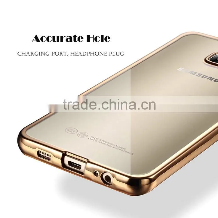 Cellphone Case for Samsung Galaxy S5 Electroplate TPU Back Cover Case