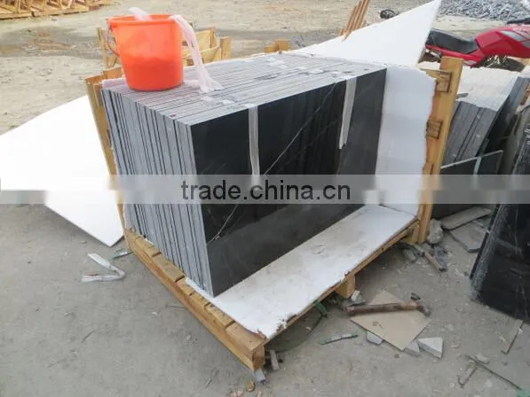 China best selling Nero Marquina slab