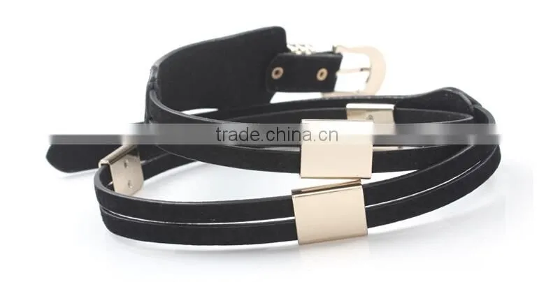 2015 fashion ladies metal belts