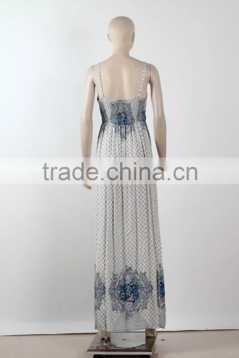 New Fashion Sexy Night Long Dress 2016 Summer Strappy Maxi Dress