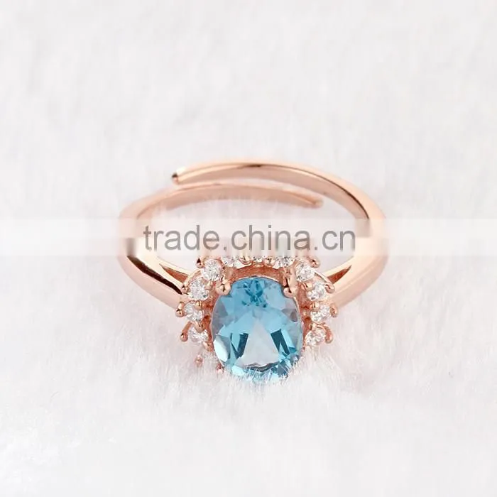 fashion jewelry new design gemstone ring manufactures in canada SRO039R
