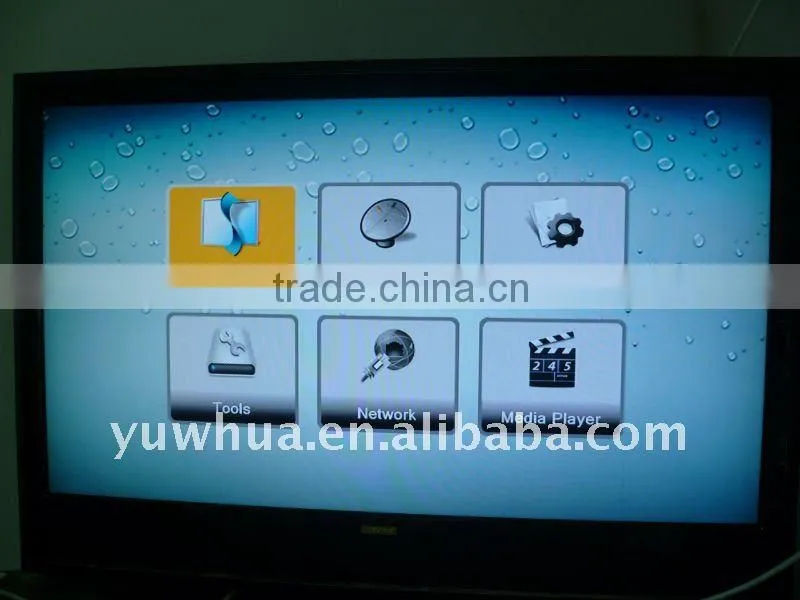satellite tv receiver Sclass S2000(ali3606) with beautiful VFD DVB