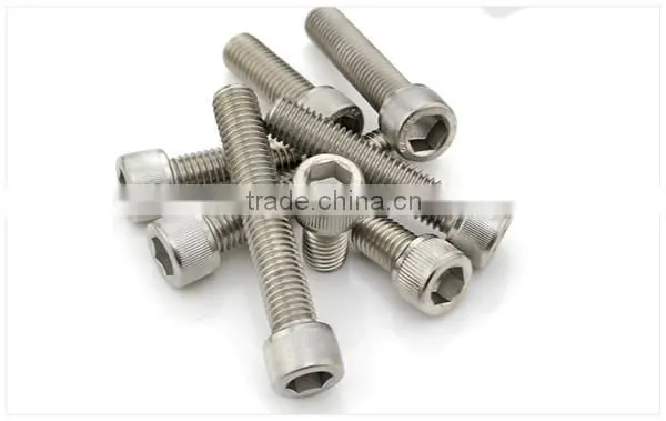 din912 stainless steel recessed hex head screw support customized